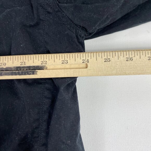 Tommy Hilfiger Jacket Mens Large Black Red Fleece Lined Cotton Zip Pockets - Picture 4 of 7